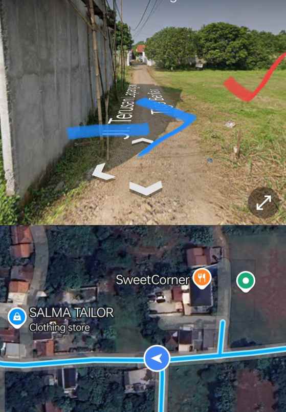 dijual tanah kmp sentul ciater serpong