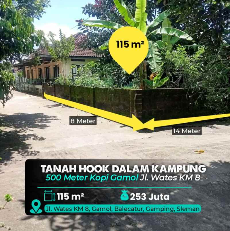 dijual tanah kopi gamol