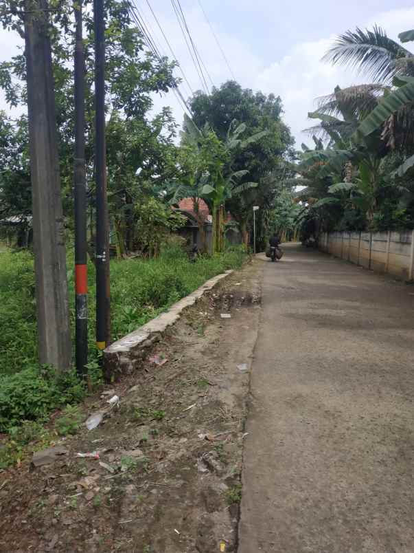 dijual tanah kp kapugur jl raya cikeas
