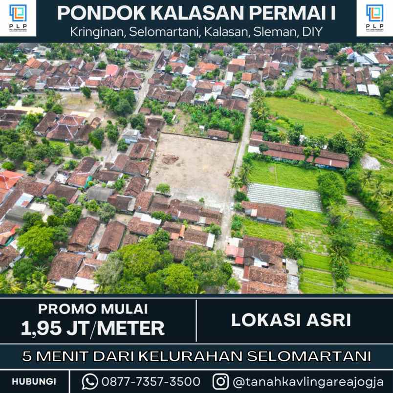 dijual tanah kringinan selomartani