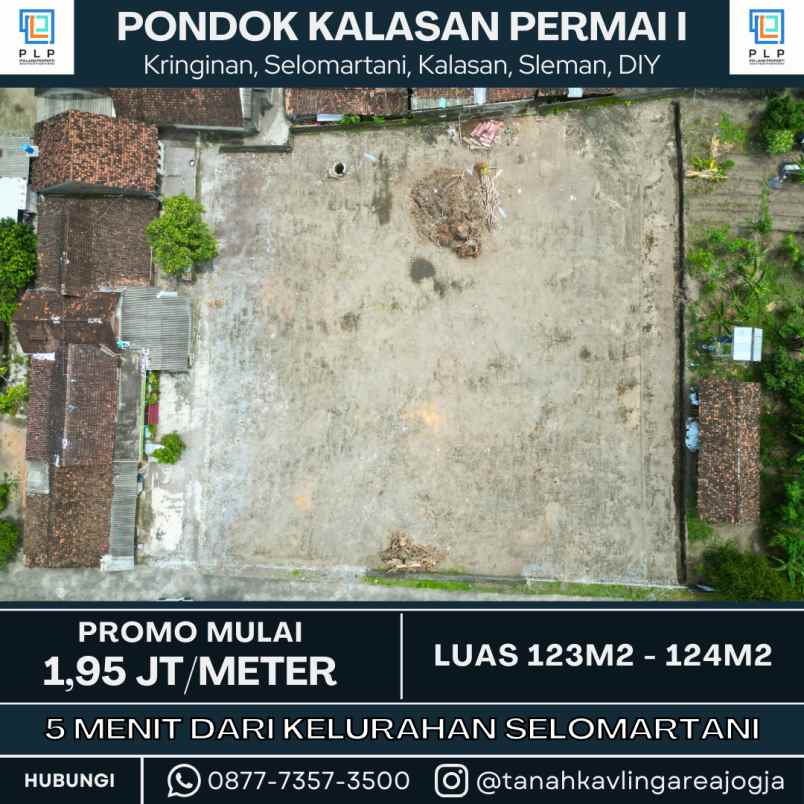 dijual tanah kringinan selomartani