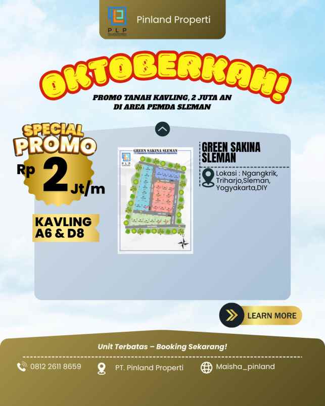 dijual tanah ngangkrik triharjo sleman