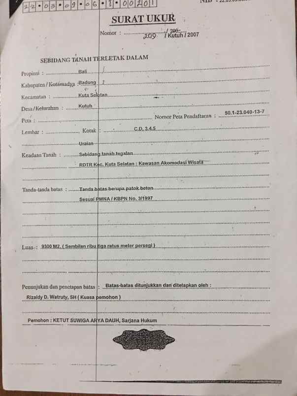 dijual tanah pantai tanah barak