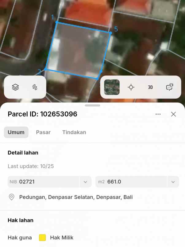 dijual tanah poltek kampial