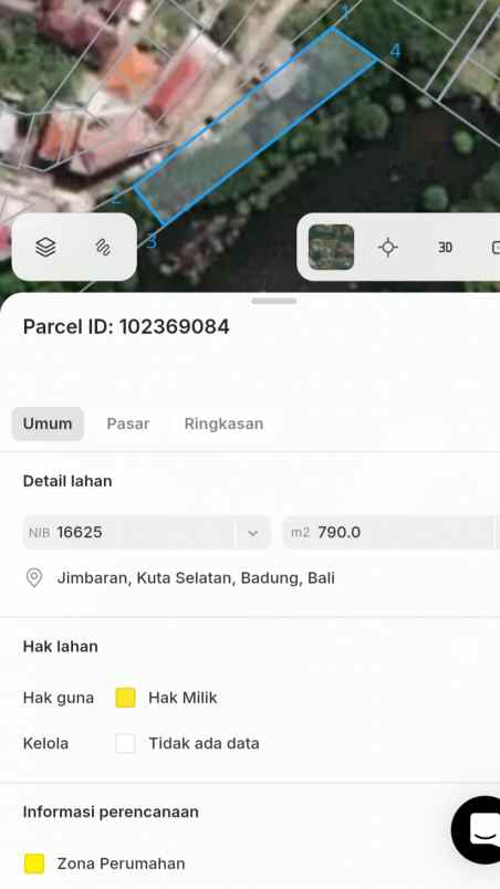 dijual tanah raya uluwatu