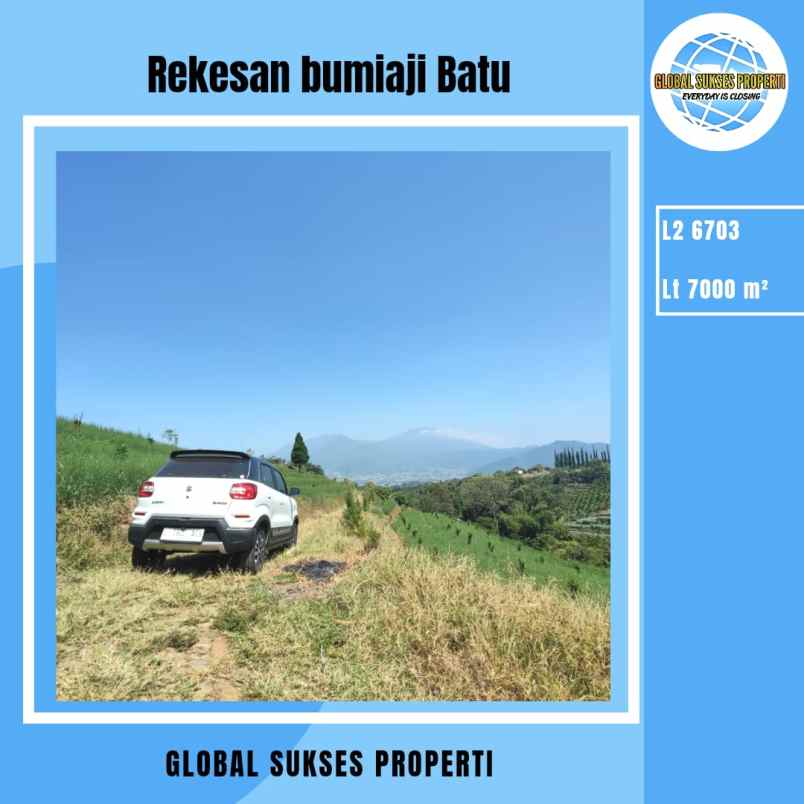 dijual tanah rekesan bumiaji kota batu