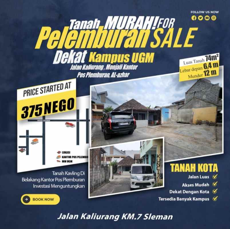 dijual tanah sariharjo