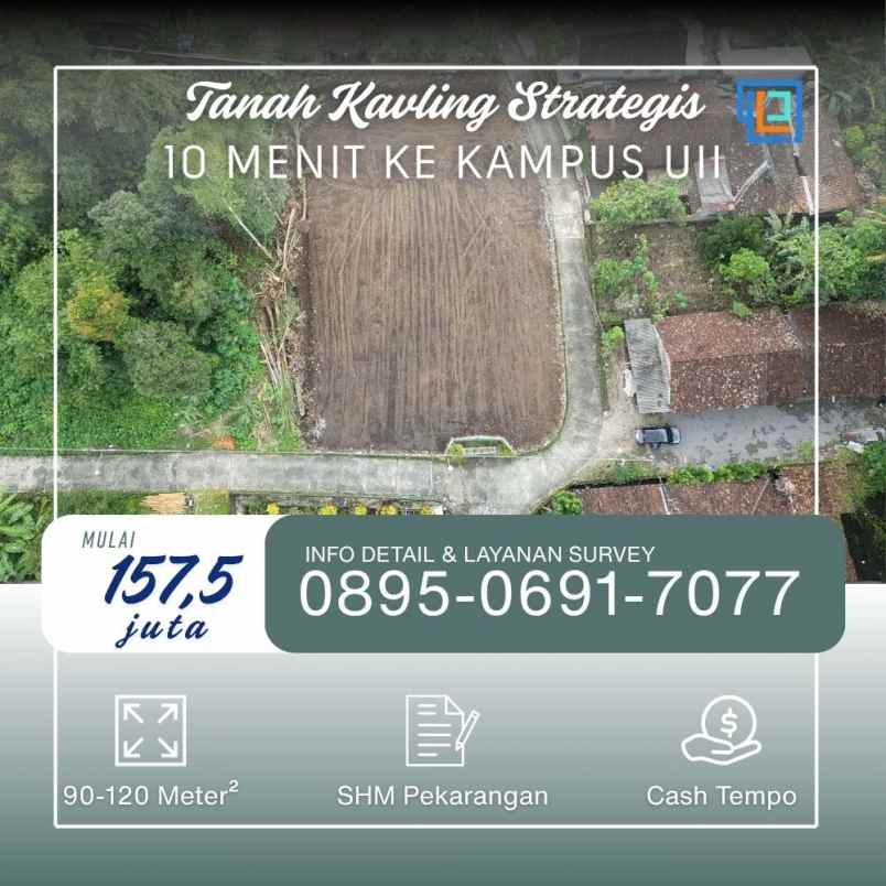 dijual tanah sempu barat rs grhasia