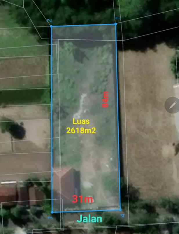 dijual tanah sendangtirto berbah