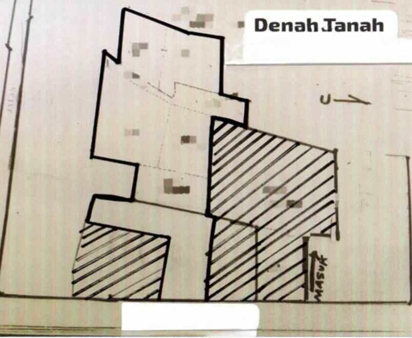 dijual tanah strategis free bangunan