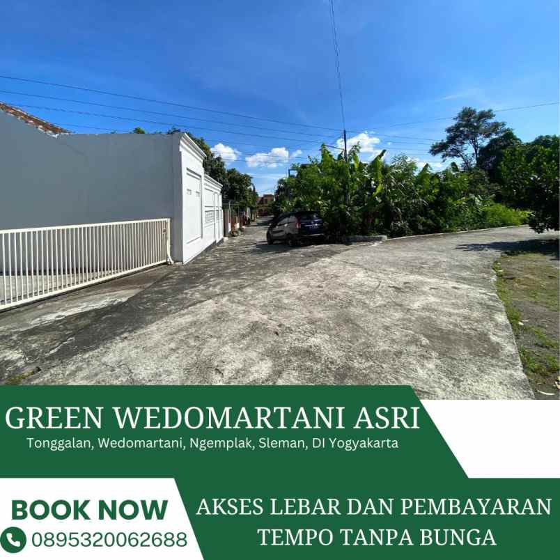 dijual tanah tonggalan wedomartani