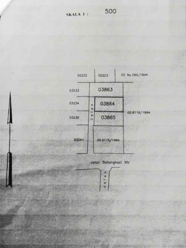 dijual tanah tukad barito tukad batanghari