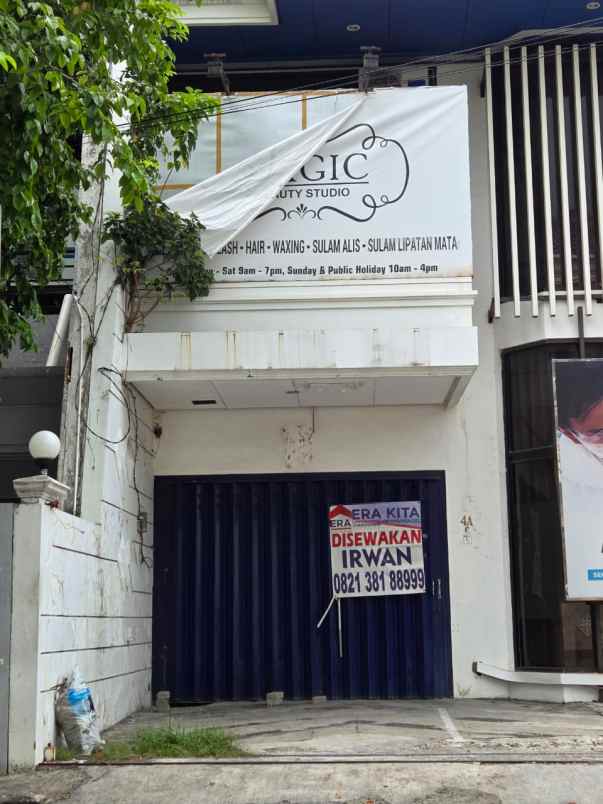 disewakan ruko wisma permai barat sebelah clariskin