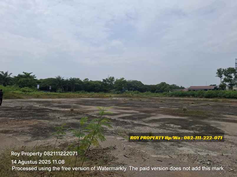 disewakan tanah jl marunda makmur