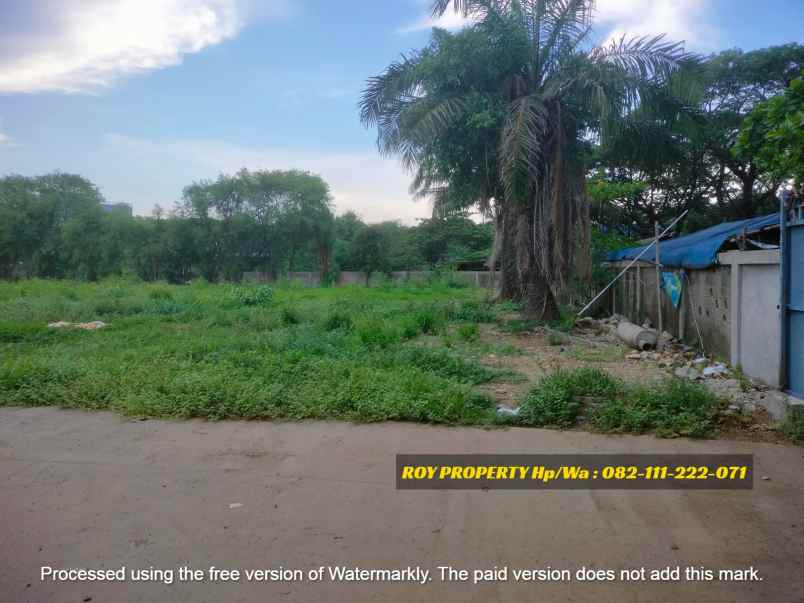 disewakan tanah jl marunda makmur