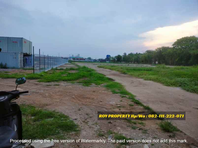 disewakan tanah jl marunda makmur