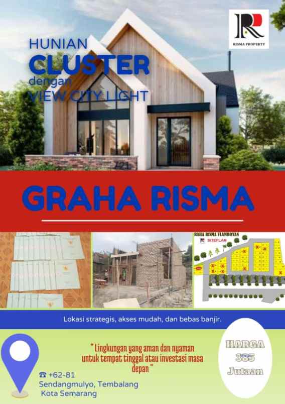 hunian cluster di graha risma sendangmulyo semarang