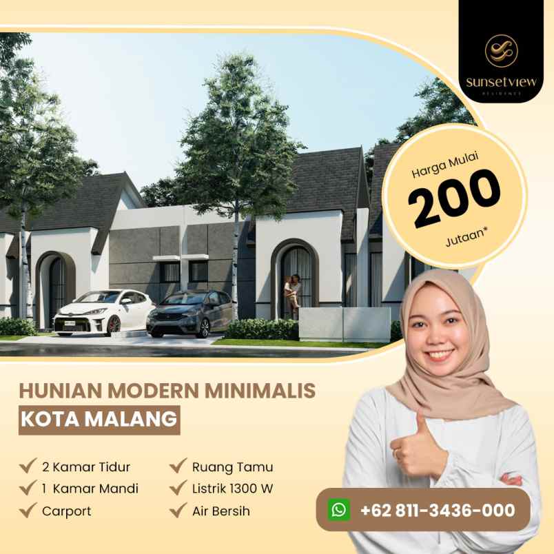 hunian murah di kota malang sunset view residence