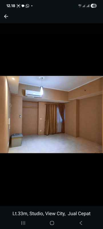 jual apartemen studio season city latumenten