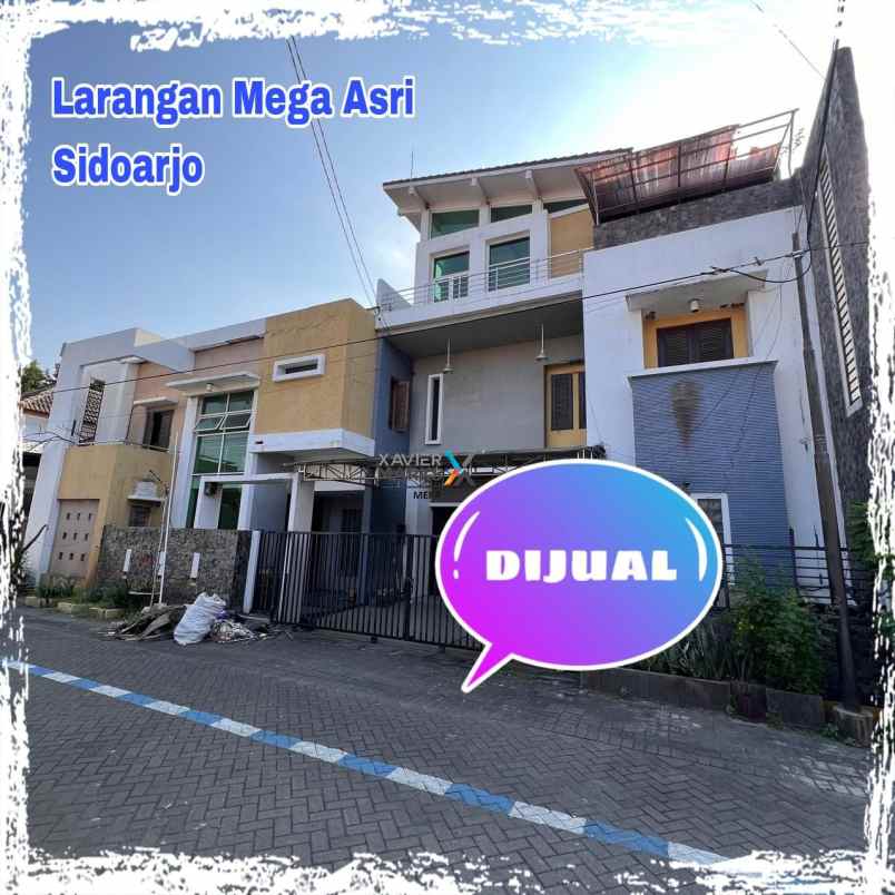 jual rumah bekas kantor di larangan mega asri sidoarjo