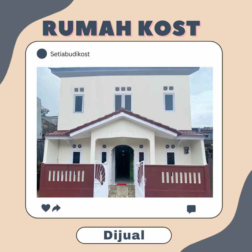 jual rumah kost belakang kampus upn