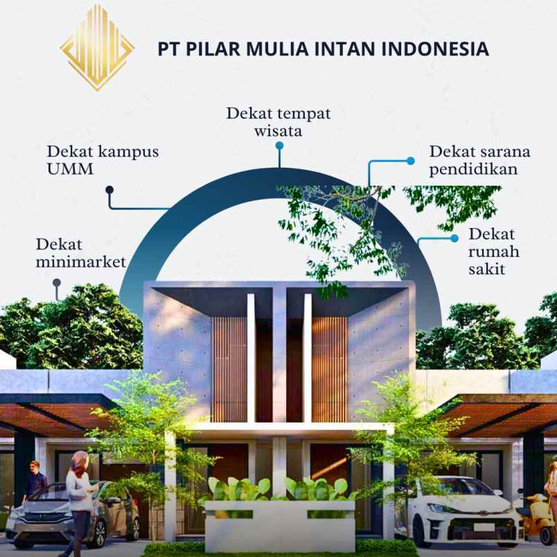 jual rumah lokasi strategis view pegunungan