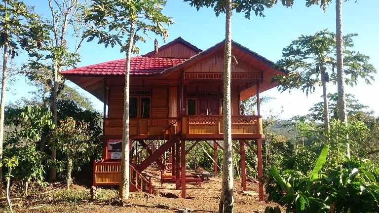 jual rumah panggung kayu