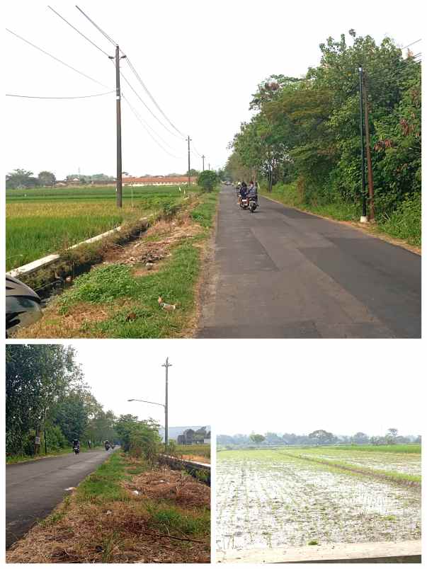 lahan industri 6800m2 diklaten jateng 550rb m2