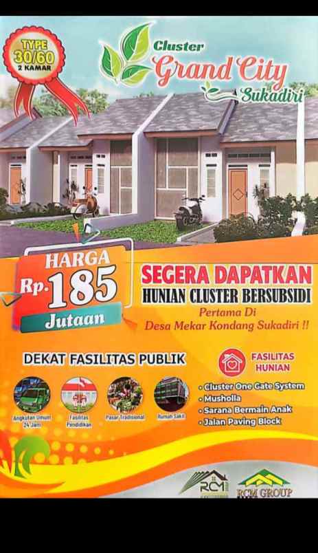 new cluster grandcity sukadiri