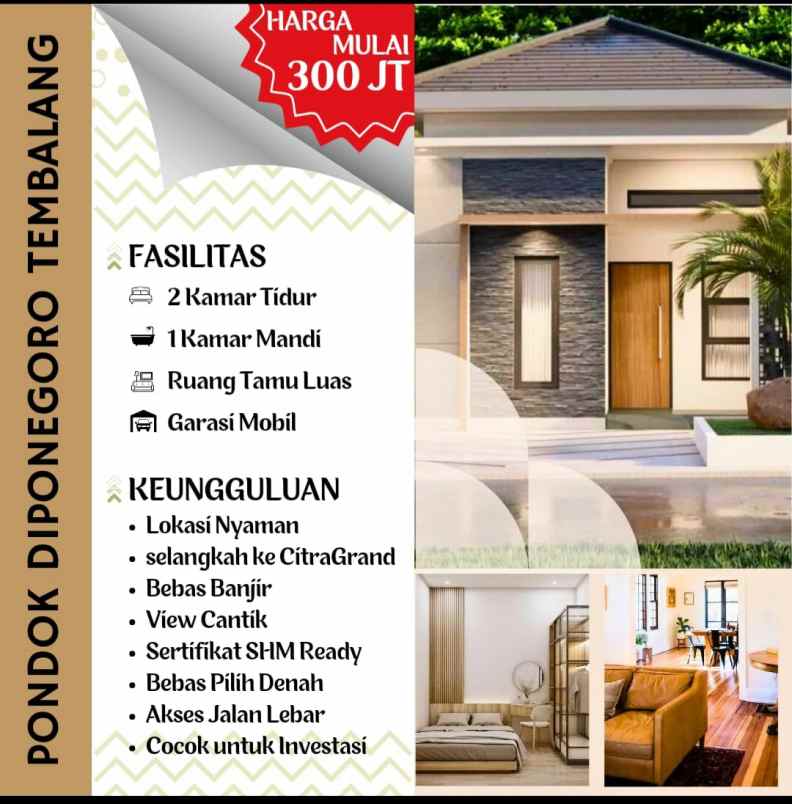 promo rumah baru di tembalang bebas banjir bisa kpr