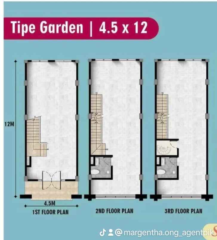 ruko shibuya pik2 type garden