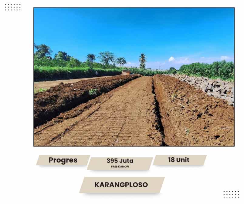 rumah 2 lantai di karangploso 395 juta shm