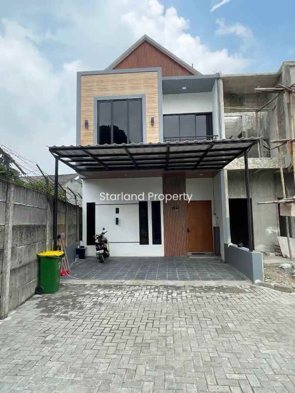 rumah 2 lantai modern di bintaro tangsel