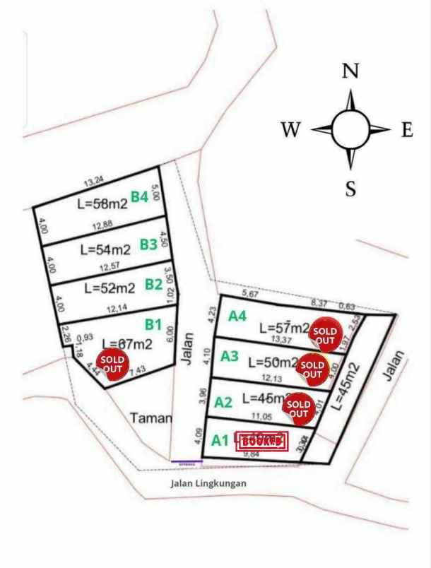 rumah 2 lantai strategis di ciracas jakarta timur