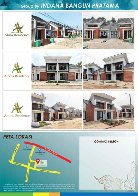 rumah aruma residence setu bekasi