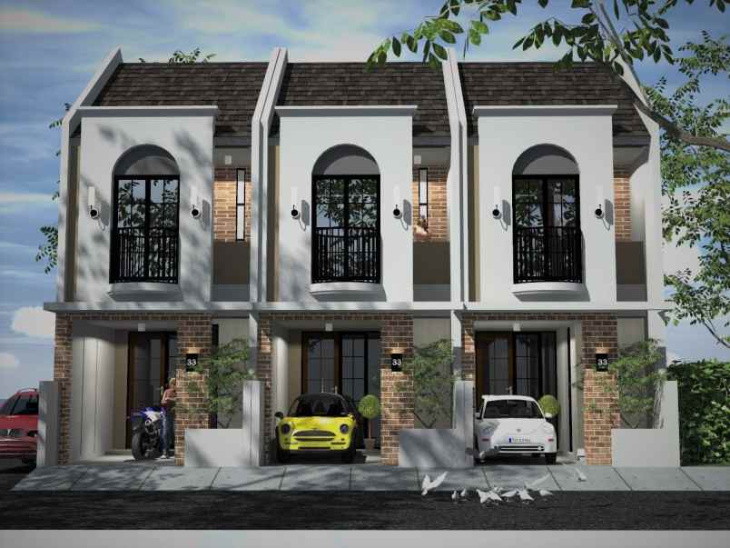 rumah baru gress minimalis modern jl pisces surabaya