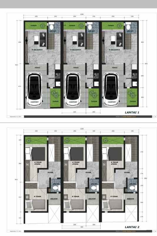 rumah baru gress minimalis modern jl pisces surabaya