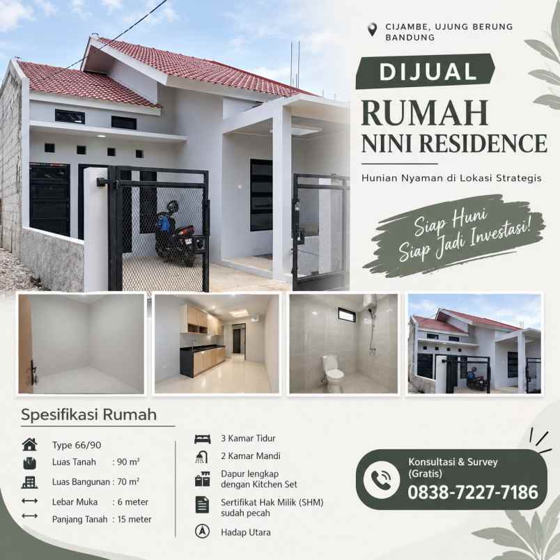 rumah baru nini residence cijambe ujung berung bandung