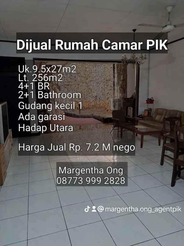 rumah camar pik hadap utara