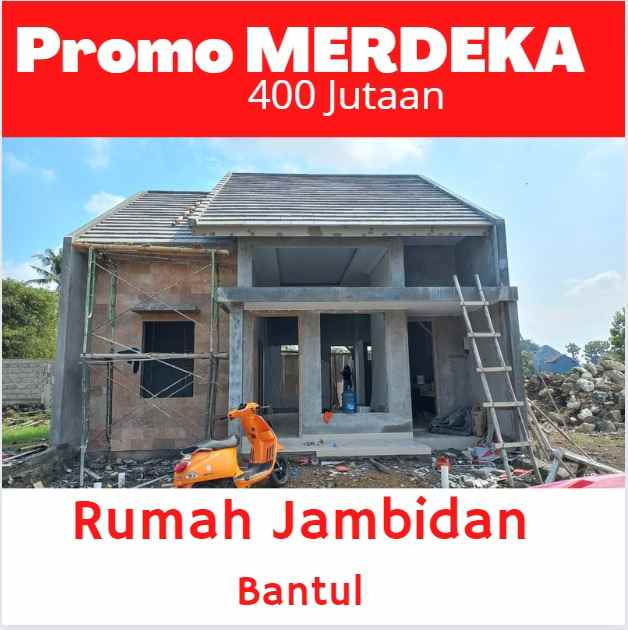 rumah cantik terlaris tepi jalan di bantul