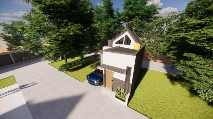 rumah cluster murah strategis shm di cibinong bogor