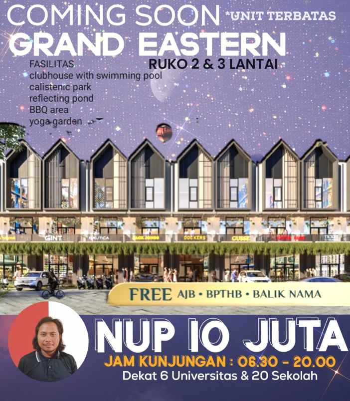 rumah dan ruko grand eastern keputih