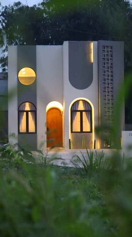 rumah design etnik santorini yunani dibojonggede bogor