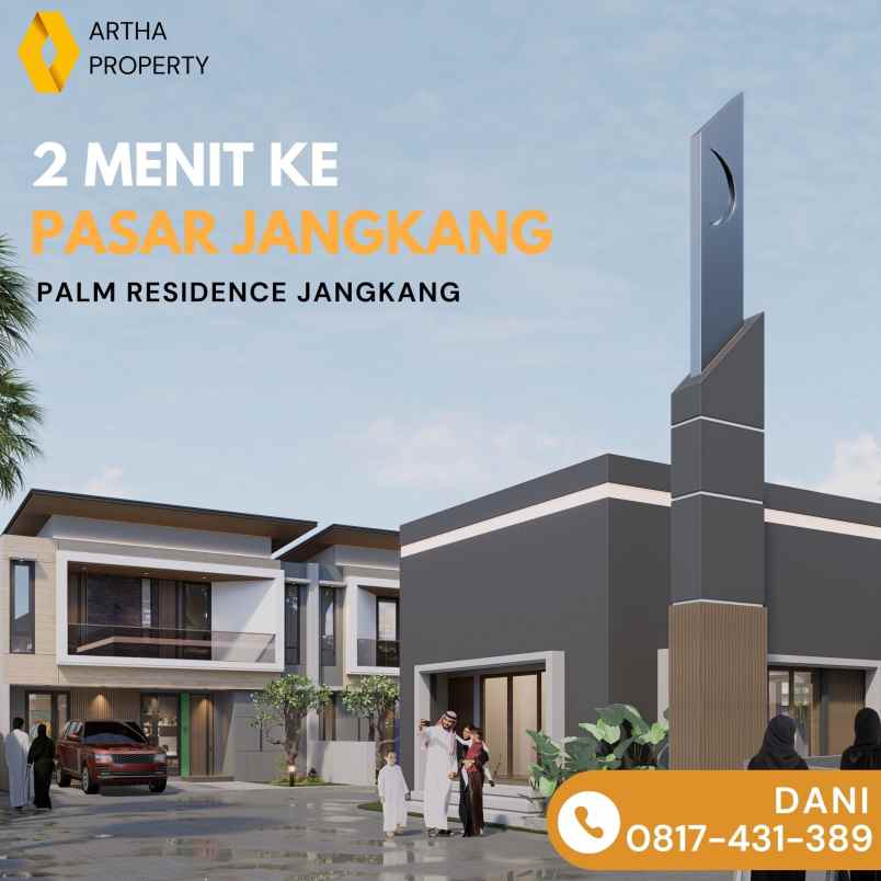 rumah dijual jogja palm residence jangkang sleman