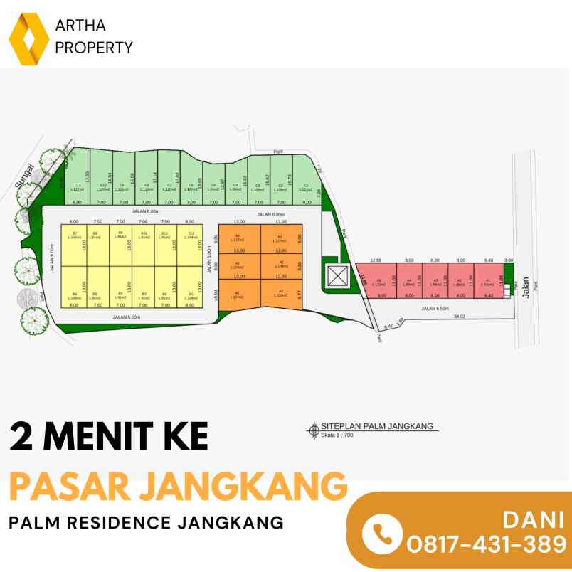 rumah dijual jogja palm residence jangkang sleman