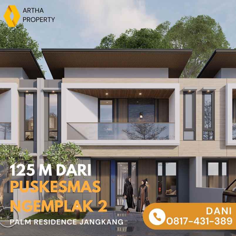 rumah dijual jogja palm residence jangkang sleman