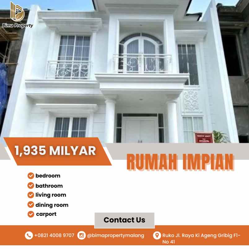 rumah elegan kawasan premium