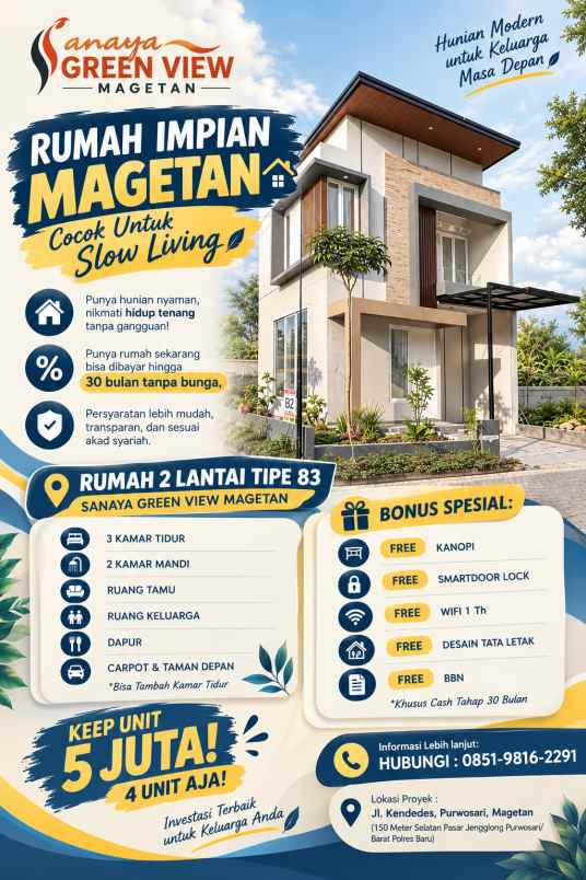 rumah impian magetan cocok untuk slow living