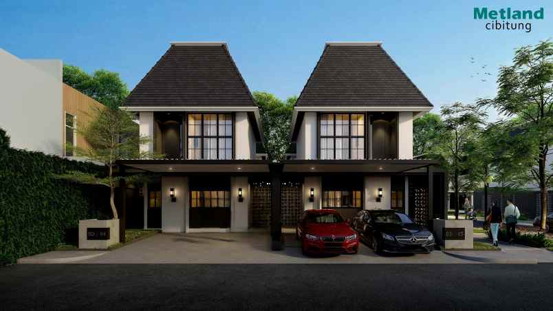 rumah mewah di metland cibitung
