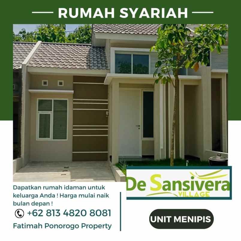 rumah minimalis keluarga harmonis di ponorogo